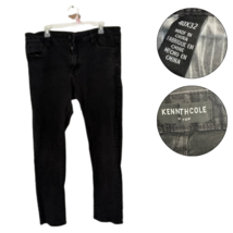 Kenneth Cole New York Men’s Black Jeans 40x32 Straight Fit Denim - $22.72