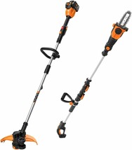 Worx Wg184 40V Power Share 13&quot; Cordless String Trimmer &amp; Wheeled, Bare T... - $387.99