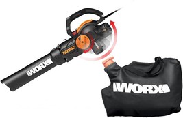 Worx 12 Amp Trivac 3-In-1 Electric Leaf Blower/Mulcher/Yard Vacuum - Wg512 - £94.94 GBP