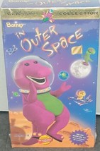 Vtg NEW SEALED VHS Barney &amp; Friends-Barney in Outer Space 1997 Lyons Group HTF - £31.57 GBP