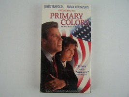 Primary Colors VHS Video John Travolta, Emma Thompson - £6.29 GBP
