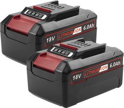 2 Packs 18V 6000Mah Battery Packs Compatible With Einhell Tools X-Change 4511396 - £59.91 GBP