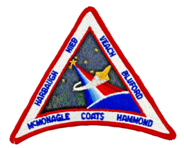 NASA Space Shuttle Mission Patch Harbaugh Helms Ivins Gifford Coats Hammond - £9.57 GBP