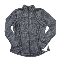 NWT Lululemon Define Jacket Rulu in Black White Suited Jacquard Full Zip 12 - $120.00