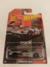 Hot Wheels 2023 Corvette 70th Anniversary 8/8 Dark Silver Corvette C8.R MOC - £9.00 GBP