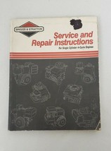 Briggs & Stratton Repair Manual for Single Cylinder 4-Cycle Engines 1992 - $9.87