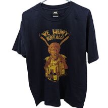 Helly Hansen Navy Blue "We Hunt Buffalo" Hot Sauce Wings Graphic Tshirt ... - $99.99