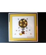 Vtg Mid-Century Modern MCM Georges Briard &quot;Lemon Tree&quot; Trivet Metal Tile... - $279.41 MXN