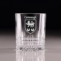 Cavanaugh Irish Coat of Arms Perfect Serve Cut Glass Tumbler - Set of 4 - £59.59 GBP