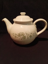 Corelle Coordinates Stoneware Tea Pot Green Ivy - £11.88 GBP