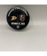 Vegas Golden Knights Vs Anaheim Ducks  10/27/2019 Warm Up Used Puck - $12.86