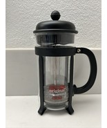 ☕Bodum Starbucks Barista French Press Glass &amp; Stainless Steel, Pre-Owned - $12.49