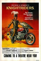 Knightriders Original 1981 Vintage Advance One Sheet Poster - £200.32 GBP