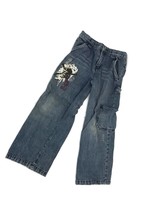 Disney Store Pirates Of The Caribbean Boys Blue Denim Carpenter Jeans Si... - $16.66