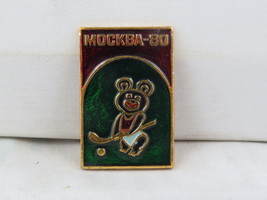 1980 Summer Olympic Pin - Misha Field Hockey - Stamped Pin - £11.91 GBP