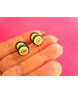 Swirl holographic barbell fake plugs 2 PAIRS - €11,09 EUR