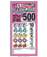 4 Corners Diamonds Pull Tabs 770 Tickets $219 Profit - $107.75
