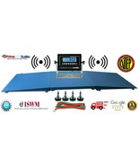 Prime NTEP Floor scale 4&#39;x8&#39; 2,500 lb x .5 lb Wireless cordless + 2 Ramp - $8,412.77 CAD