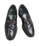 OSullivan Mens Dress Shoes Size 8.5 Slip On Loafers Burgundy Leather Bra... - £11.12 GBP