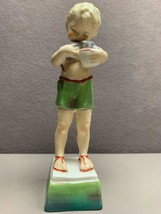 Royal Worcester Doughty &quot;Friday&#39;s Child&quot; (Boy With Kitten) Figure RW3261 1956-72 - £75.17 GBP