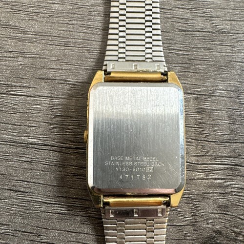 Lotus Watch Womens Gold Tone Tank Square Y130-5010  Item image 3