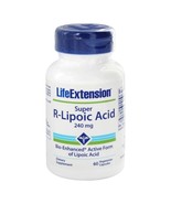 Life Extension Super R-Lipoic Acid 240 mg., 60 Vegetarian Capsules - $688.95 MXN