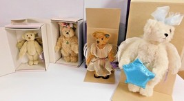 LOT 4 Annette Funicello Bears w/ Boxes - Melody Demitri Envy Luna NICE CLEAN - £40.10 GBP