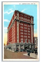 Lawrence Hotel Erie Pennsylvania PA UNP WB Postcard N20 - £2.29 GBP