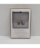 Demdaco Sun Catcher Purrrfect Petals Cat By Sharon Nowlan Pebbles Sea Glass - $24.65