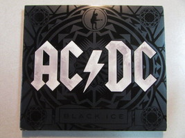 AC/DC Black Ice PRE-OWNED Digipak Cd Booklet WHITE/GRAY Label Rock N Roll Train - £2.93 GBP