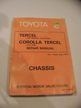 TOYOTA TERCEL AL1 SERIES CHASSIS REPAIR MANUAL 1979 - $35.98