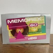 Memorex DBS 60 min 10 Pack Normal Bias Type I 120 EQ Blank Audio Cassett... - £15.32 GBP