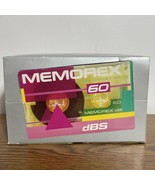 Memorex DBS 60 min 10 Pack Normal Bias Type I 120 EQ Blank Audio Cassett... - £15.38 GBP