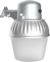Lithonia LED Outdoor Flood Light, Dusk to Dawn Security Light, Gray - $100.99