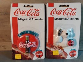 Coca Cola Brand Magnets 1995 Polar Bear Always Coca Cola Sealed - $23.20