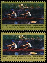 1335, MNH 99% of Gold Color Missing Error With Normal Stamp - Stuart Katz - $39.95