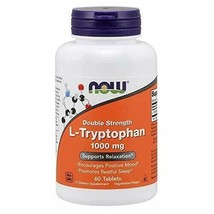 NOW Supplements, L-Tryptophan 1,000 mg, Double Strength, Encourages Positive ... - £23.44 GBP