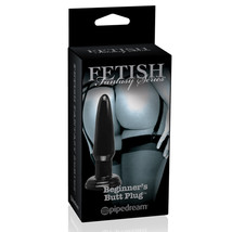 Pipedream Fetish Fantasy Series Limited Edition Beginner&#39;s Butt Plug Black - $27.54