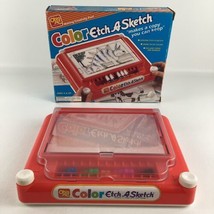 Color Etch A Sketch Ohio Art Paper Markers Make Creativity Vintage 1993 90s Toy - $96.97