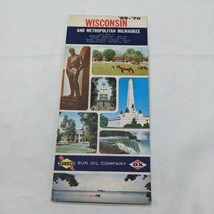 1969-1970 Wisconsin Milwaukee Sun Oil Company Travel Map - £12.60 GBP