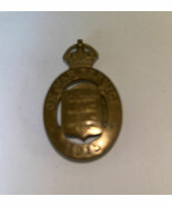 On War Service 1915 Cap Badge KC BRASS No 25530  maker JR GAUNT WWI UK - $33.55 CAD