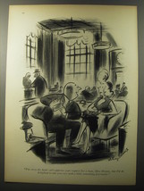 1953 Cartoon by Whitney Darrow, Jr. - I&#39;m sorry the bank can&#39;t approve - £13.88 GBP