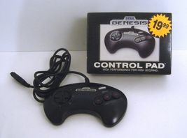 Official Sega Genesis Red 3 Button Control Pad 1650 Controller with Box - $24.95