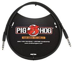 Pig Hog PTRS06 High Performance 1/4&quot; TRS Instrument Cable, 6 Feet - £13.05 GBP