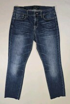 Lucky Brand Jeans Womens 6/28 Sofia Skinny Dark Wash Stretch 29x27 Raw S... - $16.67