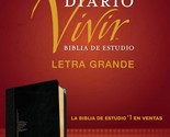 Biblia de estudio del diario vivir RVR60, letra grande (SentiPiel, Negro... - $58.36