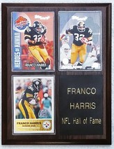 Franco Harris Pittsburgh Steelers 7&quot;x 9&quot; 3-Card Plaque - £15.91 GBP