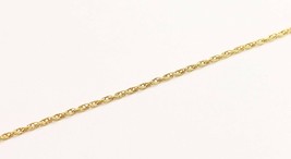 14k yellow  gold filled  1.5  MM  Rope chain by the foot - £14.00 GBP