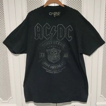 AC/DC Dirty Deeds Done Dirt Cheap Rock Band Music Faded T-Shirt Tee Size XL - £9.20 GBP