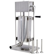 Stainless Steel Commercial Sausage Stuffer,Dual Speed Vertical Sausage Maker - £208.66 GBP